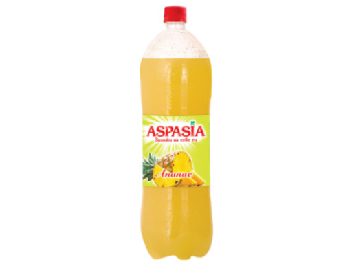 АСПАСИЯ газ.Ананас 2л/6бр/ ПРОМО