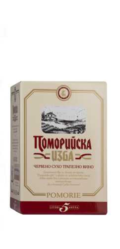 вино Поморийска изба ЧЕРВЕНО 5л