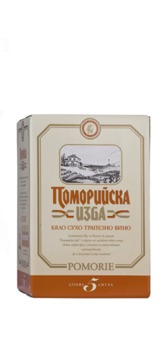 вино Поморийска изба БЯЛО 5л