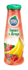 БББ Ягода+Банан 0.25л стъкло/6бр/
